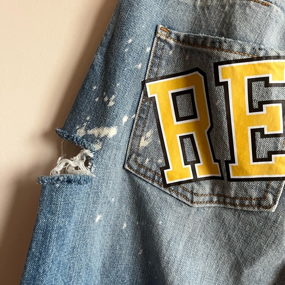 REVICE EMPIRE JEAN / YELLOW JACKET Wide Leg Jeans Size 23 - Picture 13 of 16